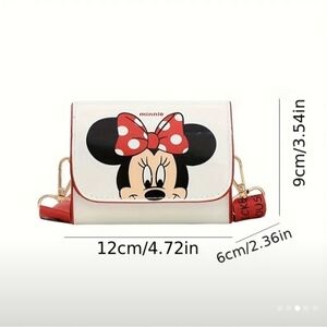 Disney Minnie Mouse Red and White Crossbody Bag